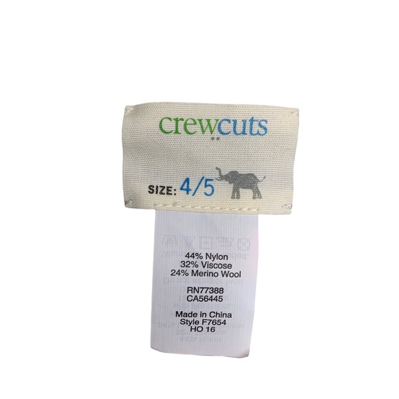 Crewcuts 4-5T knit sweater with bright accent colors NWT - Picture 4 of 6